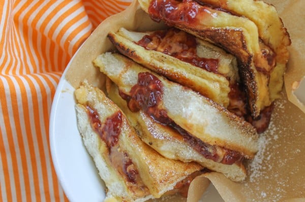 Peanut Butter & Jelly French Toast Top